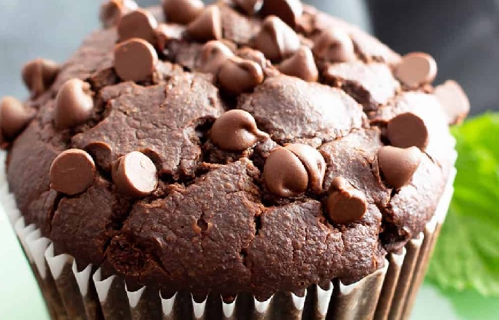 Muffin al cioccolato speziati alla menta